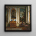 Interior painting of the Frans Hals Museum - Dolf Van Roy — framed artwork on a wall