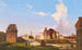 Vista del Foro Romano con l'Arco di Costantino - Ippolito Caffi — vista dell’opera