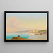 Nice - Ippolito Caffi — quadro incorniciato alla parete