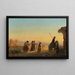 Roma, la Via Appia all'alba - Ippolito Caffi — quadro incorniciato alla parete