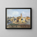 L'arc de Titus e il tempio di Venere e Roma vicino al Foro Romano - Ippolito Caffi — quadro incorniciato alla parete
