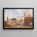 Le Forum romain - Ippolito Caffi — gerahmtes Bild an der Wand