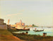 Ansicht von San Pietro di Castello in Venedig - Ippolito Caffi — Ansicht des Kunstwerks
