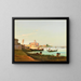 Ansicht von San Pietro di Castello in Venedig - Ippolito Caffi — gerahmtes Bild an der Wand