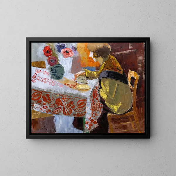 Colazione - Isaac Grünewald — quadro incorniciato alla parete