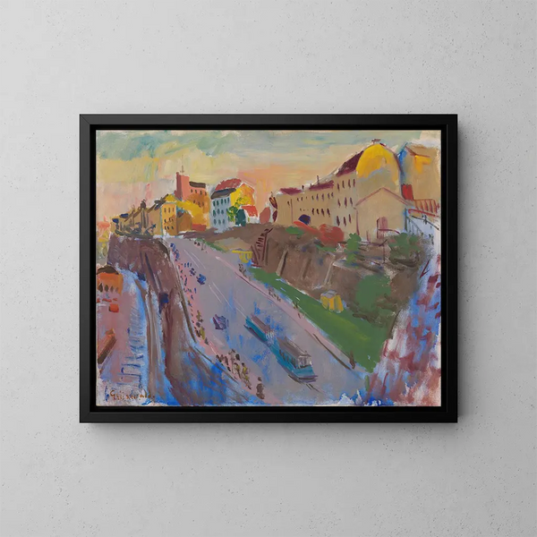 Katarinavgen - Isaac Grünewald — quadro incorniciato alla parete