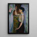 Portrait de Madame Ise Morsing - Isaac Grünewald — gerahmtes Bild an der Wand