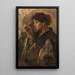 Dame avec un miroir à main - Isaac Israëls — quadro incorniciato alla parete