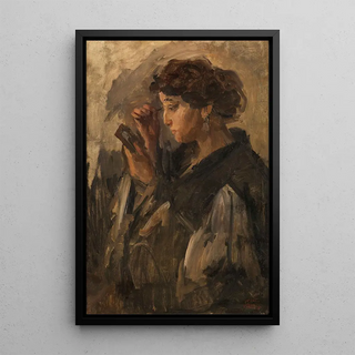 Isaac Israls - Dame mit Handspiegel.webp