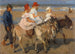 Passeggiate con Asino sulla Spiaggia - Isaac Israëls — vista dell’opera