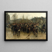 Transport von kolonialen Soldaten - Isaac Israëls — gerahmtes Bild an der Wand