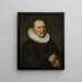 Portrait eines Bürgermeisters - Isaac Jacobsz van Hooren — gerahmtes Bild an der Wand