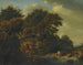 paesaggistico boscoso con cascata - Isaac Koene — vista dell’opera