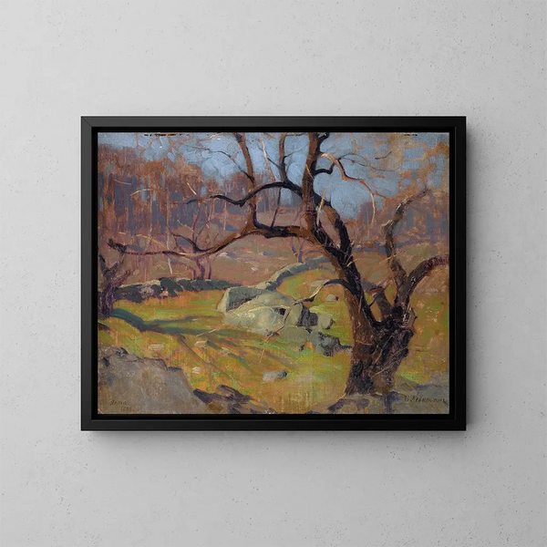Ansicht bei Yalta - Isaac Levitan — gerahmtes Bild an der Wand