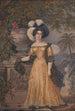 Lady Rowe stehend auf einer Terrasse mit jamaikanischer Landschaft im Mondschein - Isaac Mendes Belisario — Ansicht des Kunstwerks