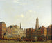 Ponte dell'Hôtel de Ville di Utrecht con i suoi dintorni - Isaac Ouwater — vista dell’opera