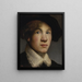 Tronie eines jungen Mannes - Isaac de Jouderville — gerahmtes Bild an der Wand