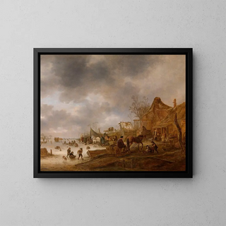 Isaac van Ostade - Winter Landscape.webp