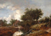 Sentiero che conduce alle fattorie lungo un ruscello boscoso - Isaack van Ruisdael — vista dell’opera