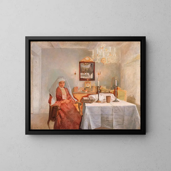 Venerdì sera - Isidor Kaufmann — quadro incorniciato alla parete