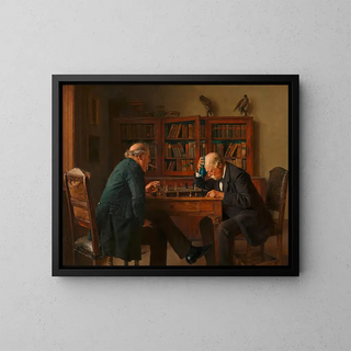Isidor Kaufmann - The Chess Players.webp