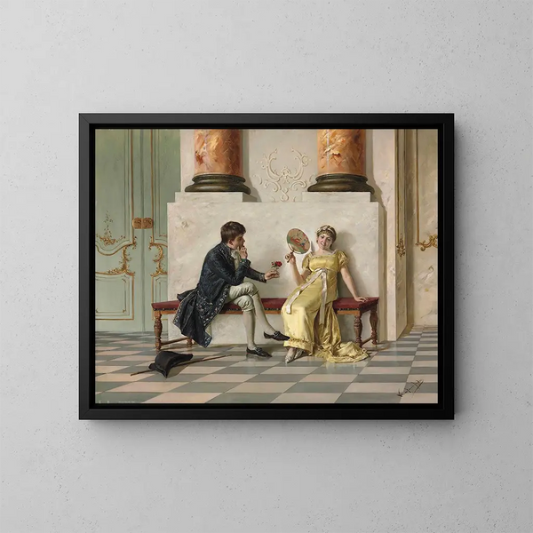 Il giovane cavaliere - Isidor Kaufmann — quadro incorniciato alla parete