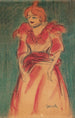 Chanteuse de cabaret - Isidre Nonell — vista dell’opera