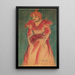 Chanteuse de cabaret - Isidre Nonell — quadro incorniciato alla parete
