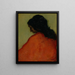 Profilo di una zingara - Isidre Nonell — quadro incorniciato alla parete