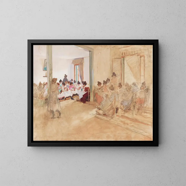Couturières - Italico Brass — gerahmtes Bild an der Wand