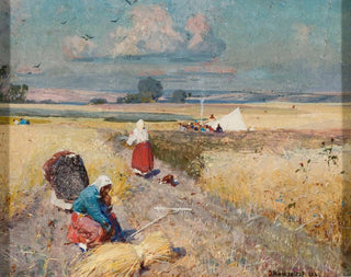 Ernte - Ivan Fedorovich Kolesnikov — Ansicht des Kunstwerks