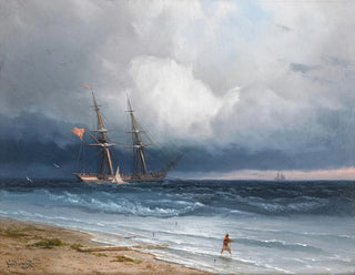 Ivan Konstantinovich Aivazovsky - Ship by the Shore.webp