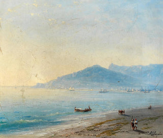 Ivan Konstantinovich Aivazovsky - The Bay of Yalta with the Magobi and Ai Petri mountains.webp