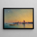 Venice at Sunset - Ivan Konstantinovich Aivazovsky — framed artwork on a wall