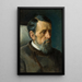Portrait eines Mannes - Ivan Kramskoi — gerahmtes Bild an der Wand