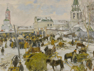 Platz der Stadt Murom - Ivan Semenovich Kulikov — Ansicht des Kunstwerks