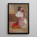 Girl in Traditional Czech Costume - Ivan Rabuzin — framed artwork on a wall