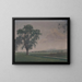 Landschaft bei dem Dorf Prbovce - Ivan Rabuzin — gerahmtes Bild an der Wand