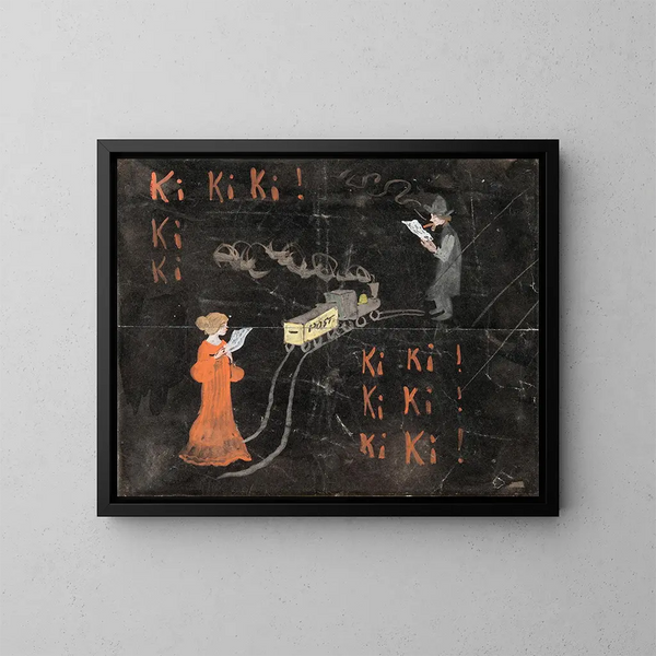 Ki Ki Ki - Ivar Arosenius — gerahmtes Bild an der Wand