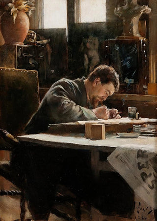 Ivar Nyberg - An Artist Drawing Victor Andrn.webp