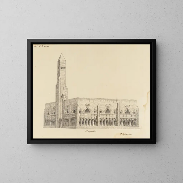 Projekt für das Rathaus - JAG Acke — gerahmtes Bild an der Wand