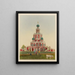 Tserkov Pokrova sur Filiakh - J. Daziaro — gerahmtes Bild an der Wand