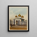 der Kathedrale Ouspenski im Kreml - J. Daziaro — gerahmtes Bild an der Wand