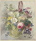 Blumenstrauß in einem hängenden Korb - J. H. van Loon — Ansicht des Kunstwerks