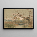 Herbst-Gemälde - J. Mazzanovich — gerahmtes Bild an der Wand