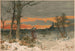 Winter-Gemälde - J. Mazzanovich — Ansicht des Kunstwerks