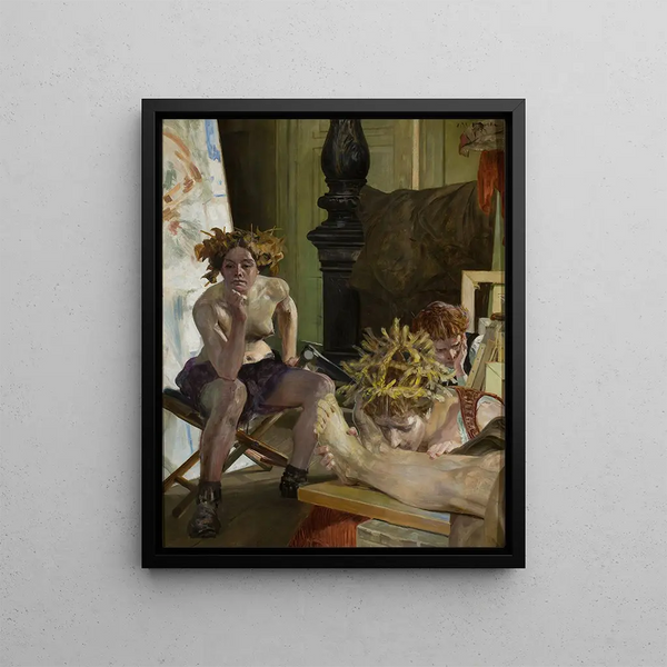 Jacek Malczewski - Artists death.webp