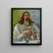 Der Christus in Emmaus - Jacek Malczewski — gerahmtes Bild an der Wand