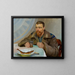 Exil, rechte Sektion des Triptychons - Jacek Malczewski — gerahmtes Bild an der Wand
