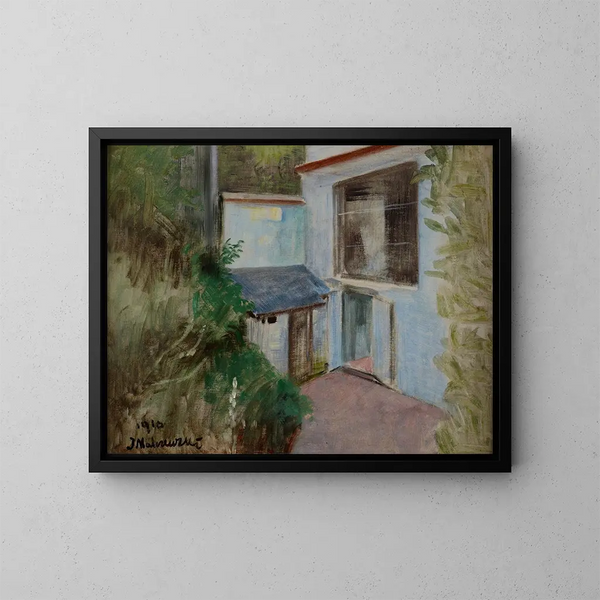 De sa propre villa - Jacek Malczewski — gerahmtes Bild an der Wand